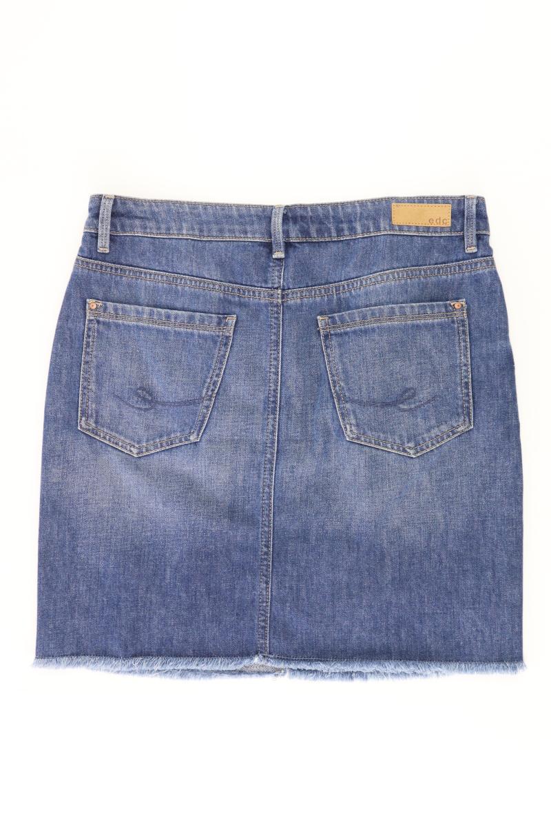 edc by Esprit Jeansrock Gr. 34 blau aus Baumwolle