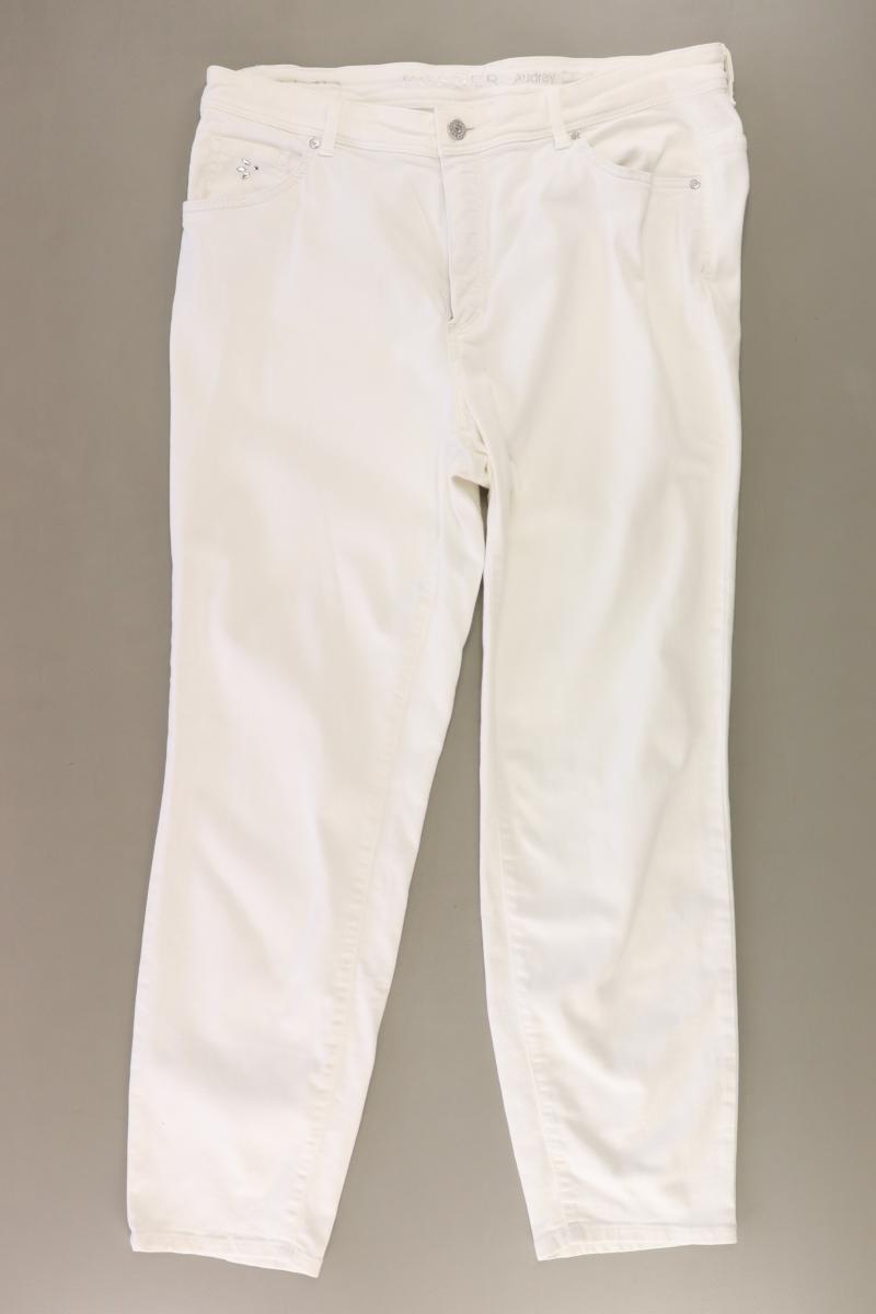 Rosner Straight Jeans Gr. 42 weiß aus Baumwolle