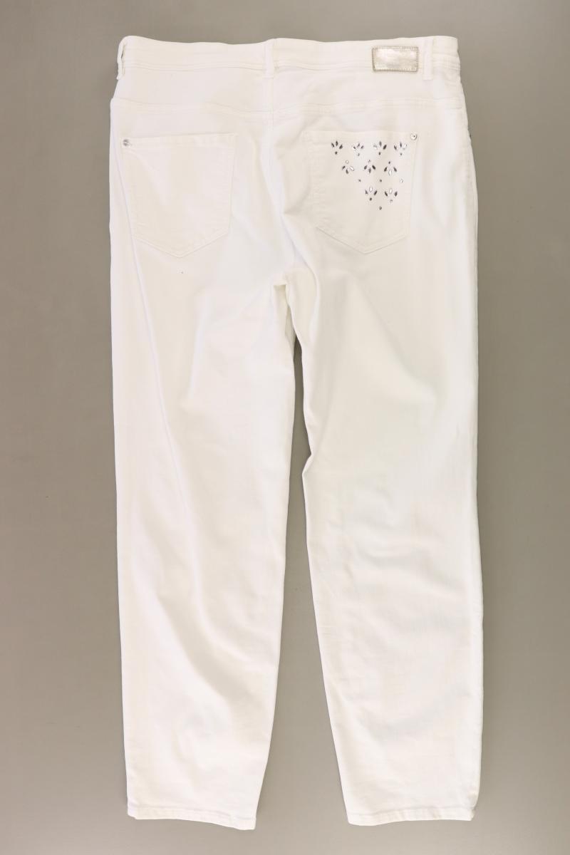 Rosner Straight Jeans Gr. 42 weiß aus Baumwolle