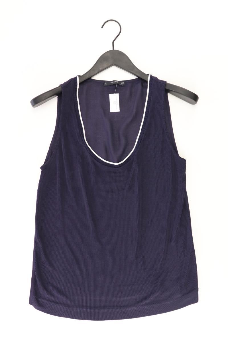 Mango Ärmellose Bluse Gr. M blau