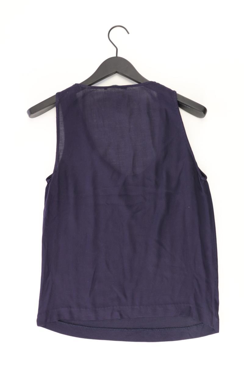 Mango Ärmellose Bluse Gr. M blau