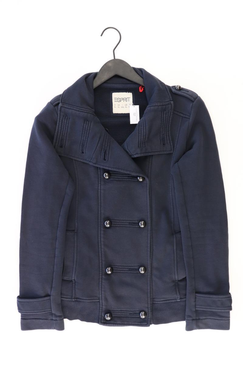 Esprit Übergangsjacke Gr. XL blau aus Baumwolle