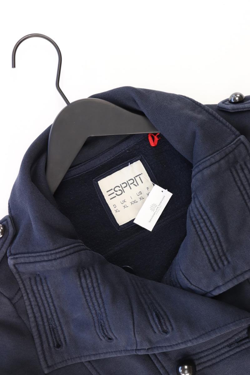 Esprit Übergangsjacke Gr. XL blau aus Baumwolle
