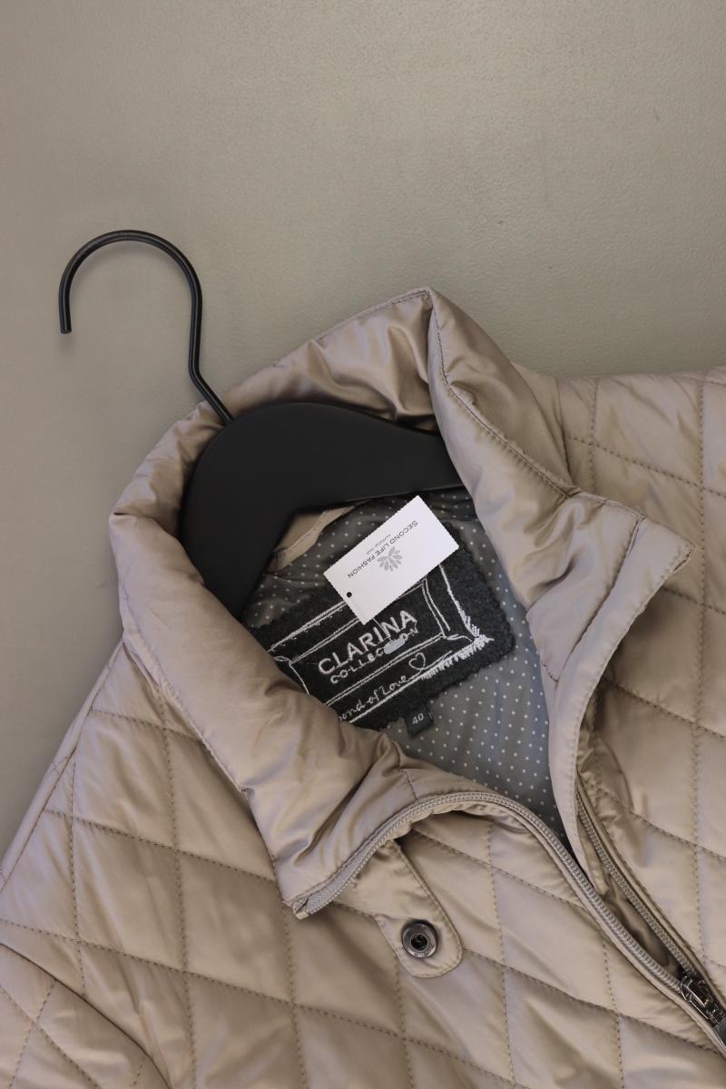 CLARINA Steppjacke Gr. 40 grau aus Polyester
