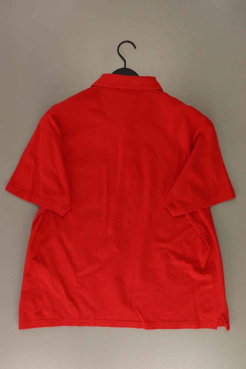 Carlo Colucci Poloshirt für Herren Gr. L Kurzarm rot aus Baumwolle