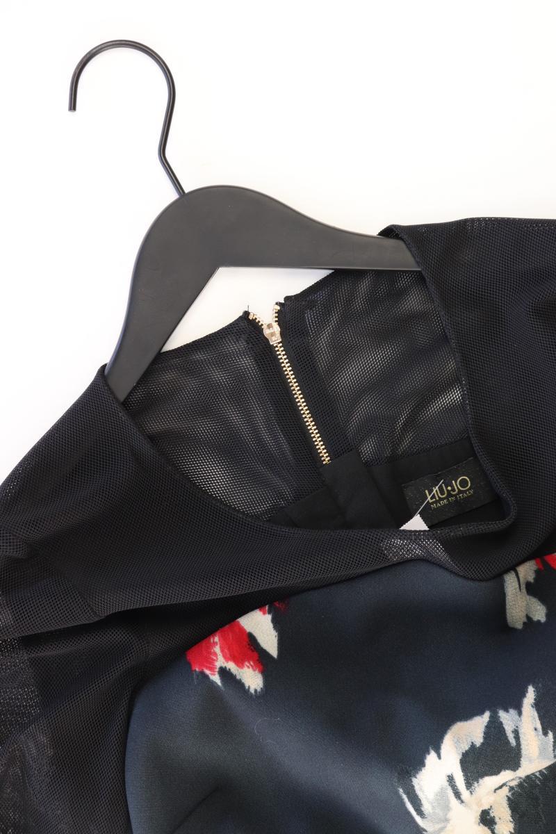 Liu Jo Abendkleid Gr. 36 mit Blumenmuster 3/4 Ärmel schwarz