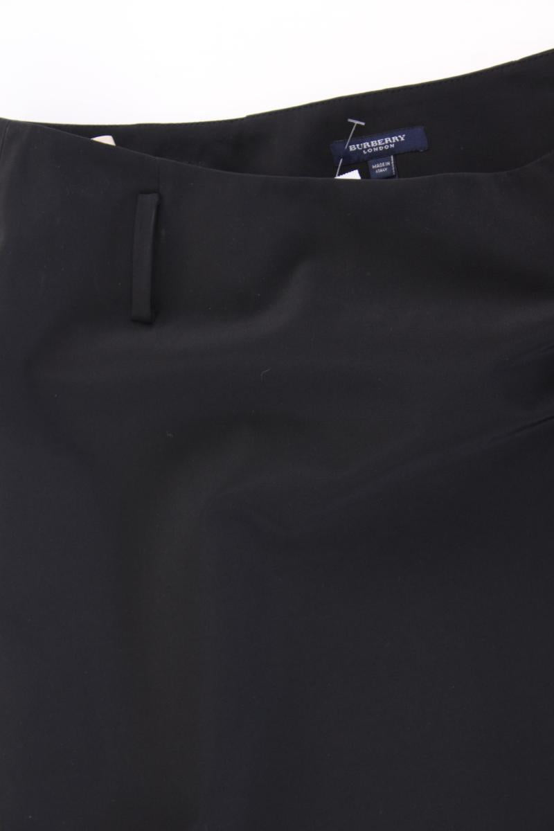 Burberry Bleistiftrock Gr. UK 12 (M) schwarz aus Polyester