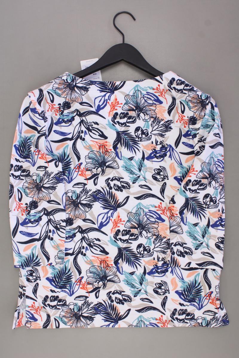 Adagio Feinstrickpullover Gr. 38 mit Blumenmuster neu mit Etikett mehrfarbig