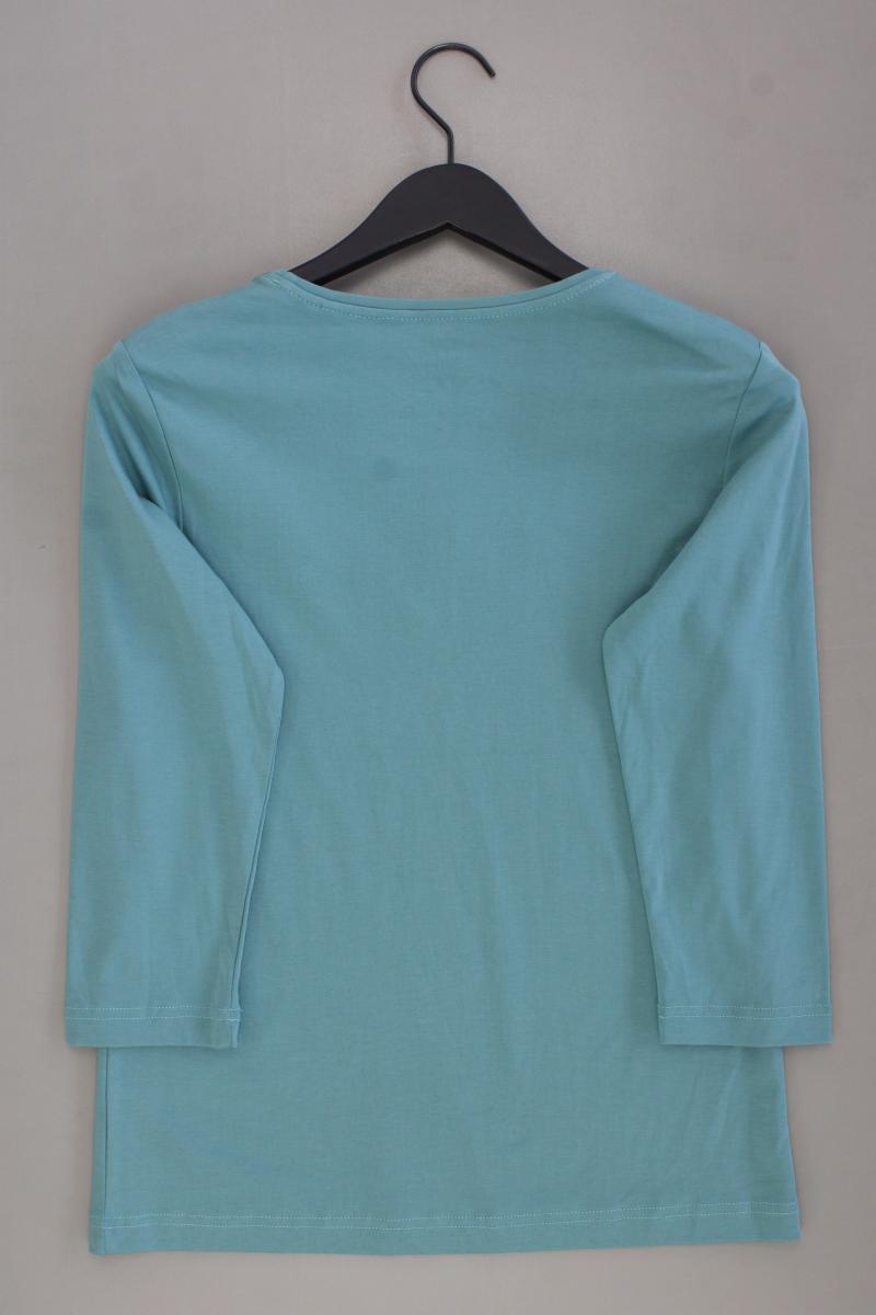 Adagio Regular Shirt Gr. 38 neuwertig 3/4 Ärmel türkis aus Baumwolle
