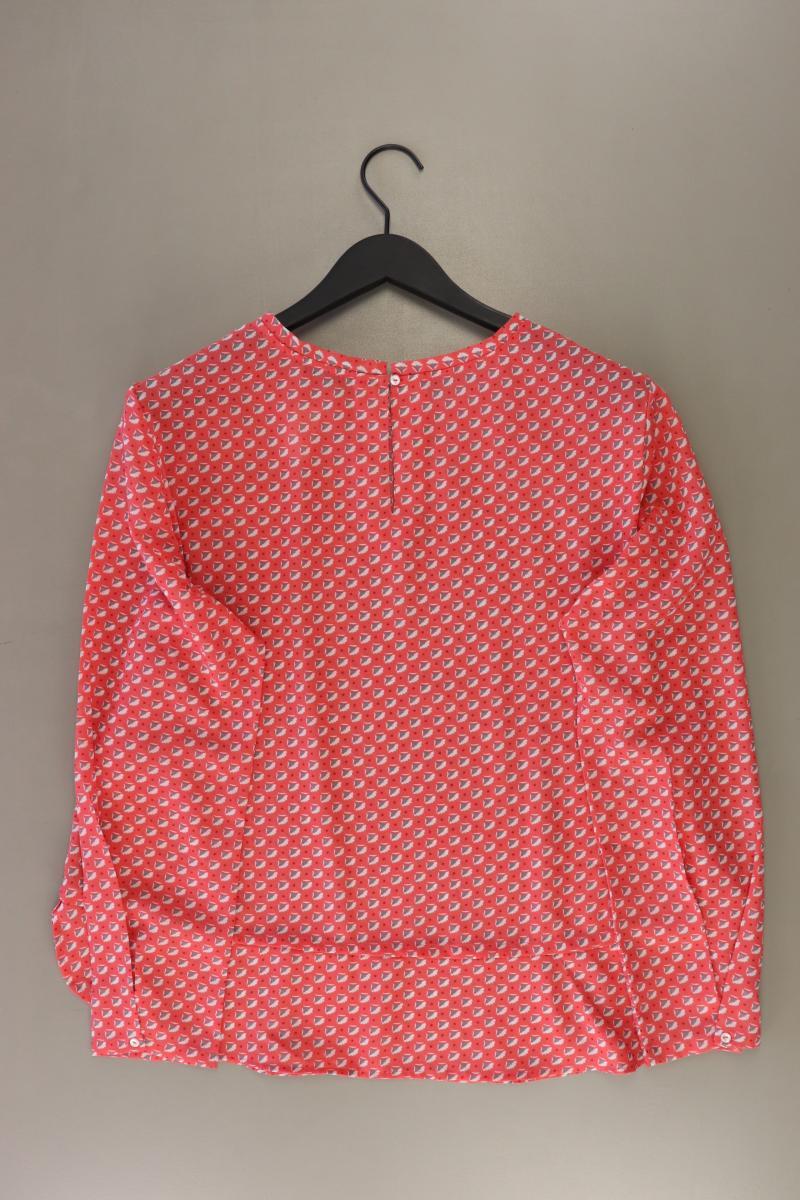 Montego Langarmbluse Gr. 46 geometrisches Muster rot aus Polyester