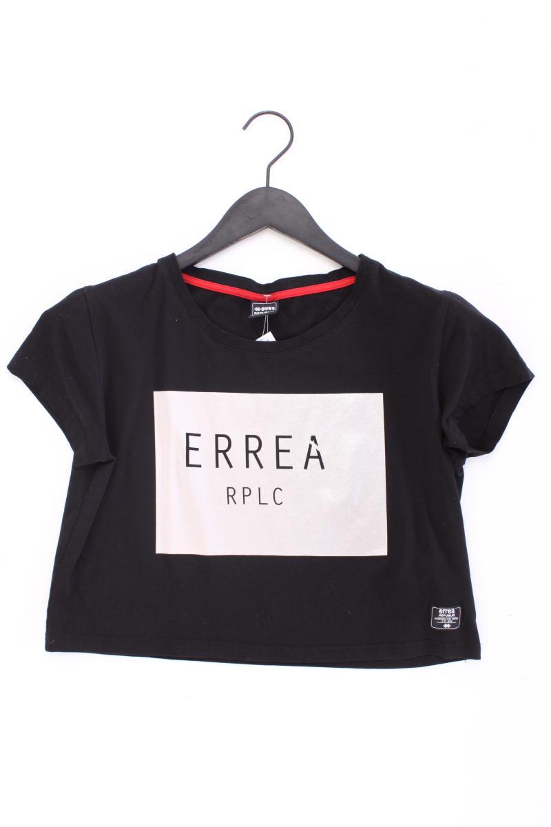 Errea Cropped Shirt Gr. M Kurzarm schwarz aus Baumwolle