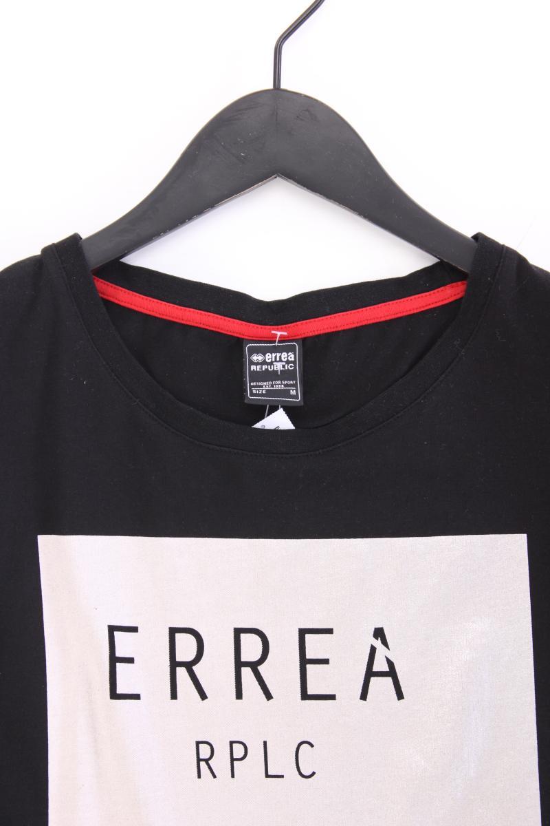 Errea Cropped Shirt Gr. M Kurzarm schwarz aus Baumwolle