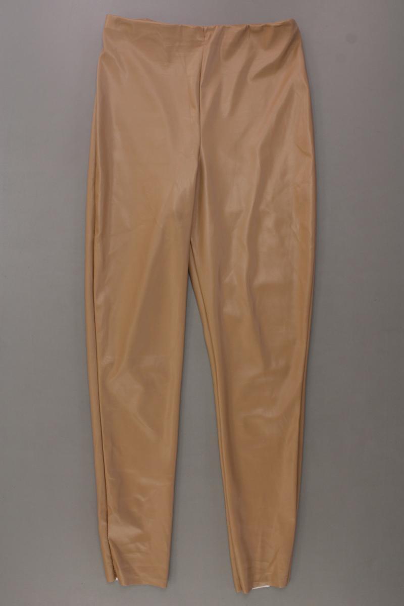 BOOHOO Kunstlederleggings Gr. 36 braun aus Polyurethan