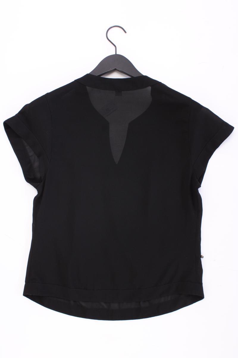 forever 21 Chiffonbluse Gr. S Kurzarm schwarz