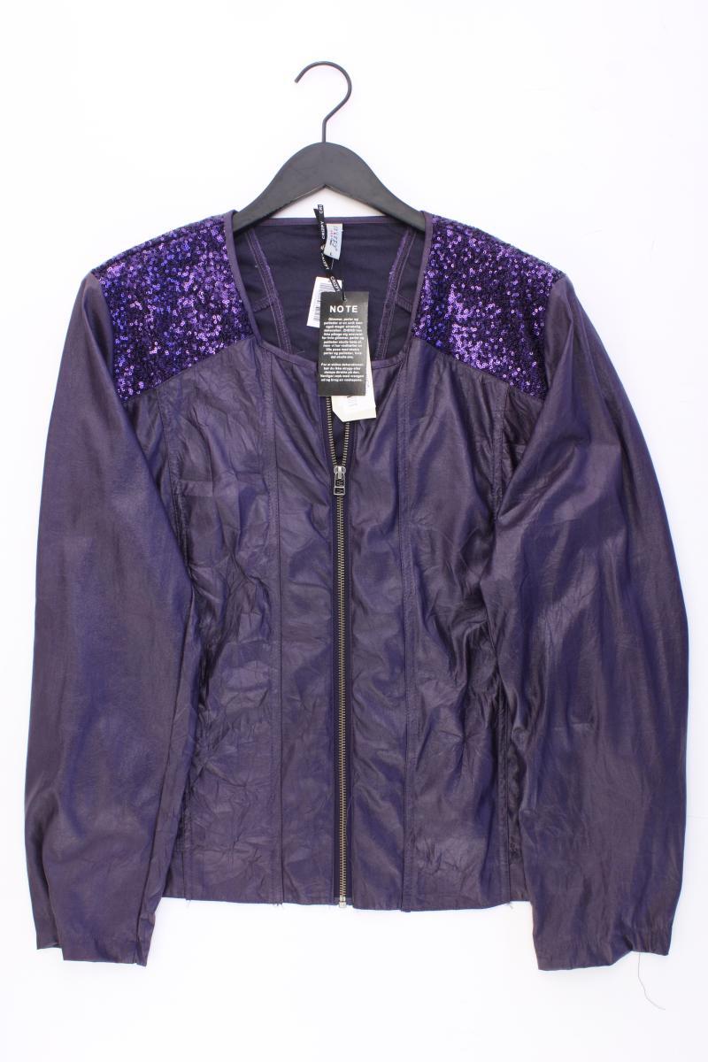 Zhenzi & Co. Comfort Jacke Gr. L neu mit Etikett mit Pailletten lila