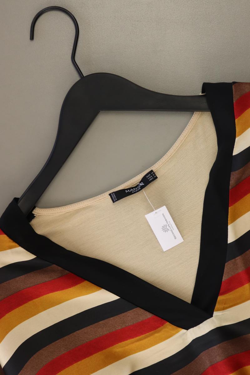 Mango Regular Bluse Gr. M gestreift 3/4 Ärmel mehrfarbig aus Polyester