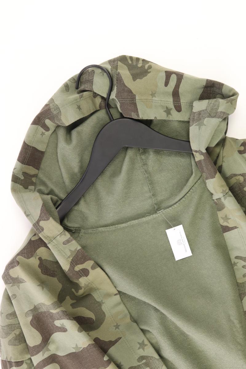 Sweatjacke Gr. M camouflage Langarm olivgrün