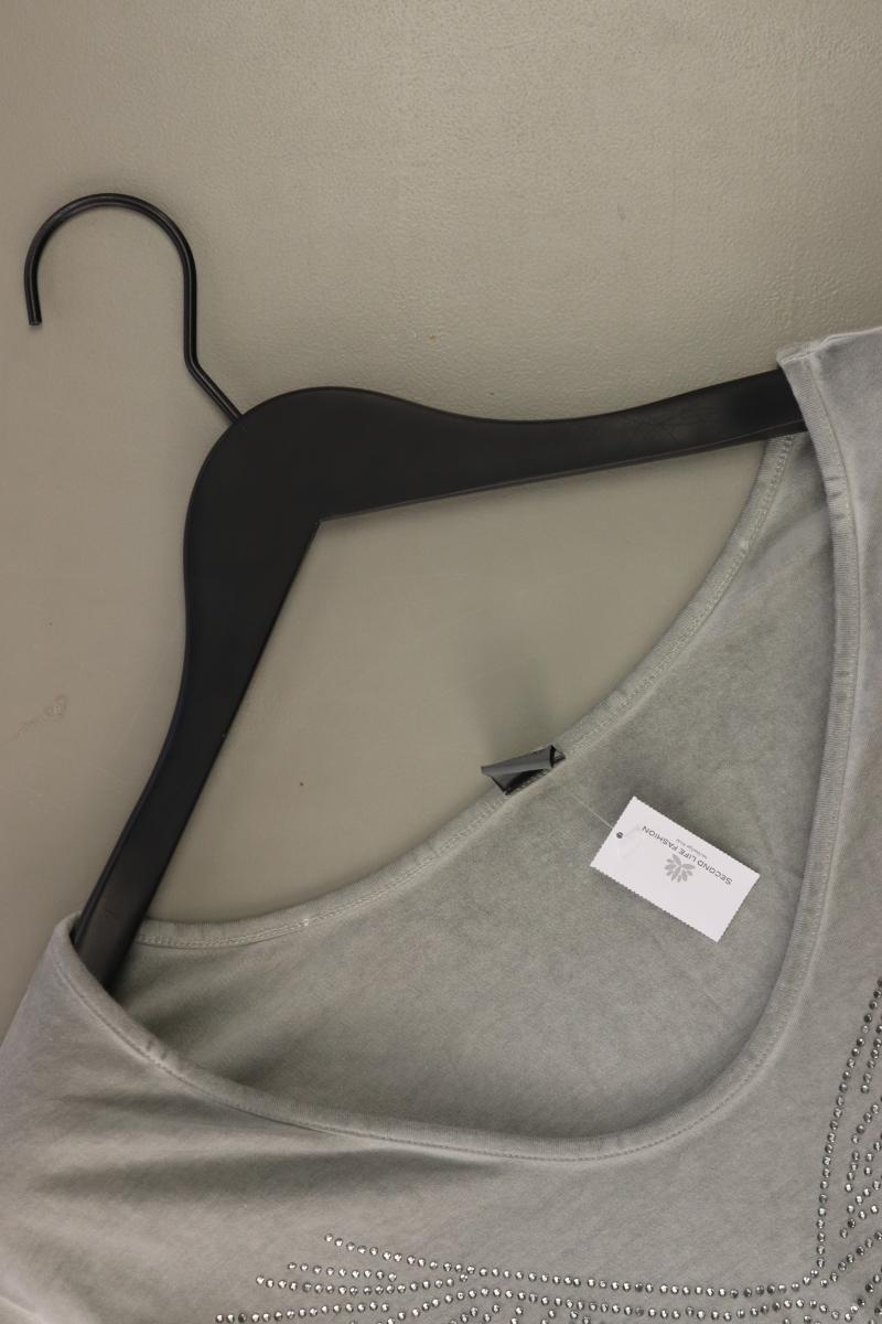 Sir Oliver Regular Shirt Gr. 44 3/4 Ärmel grau aus Modal