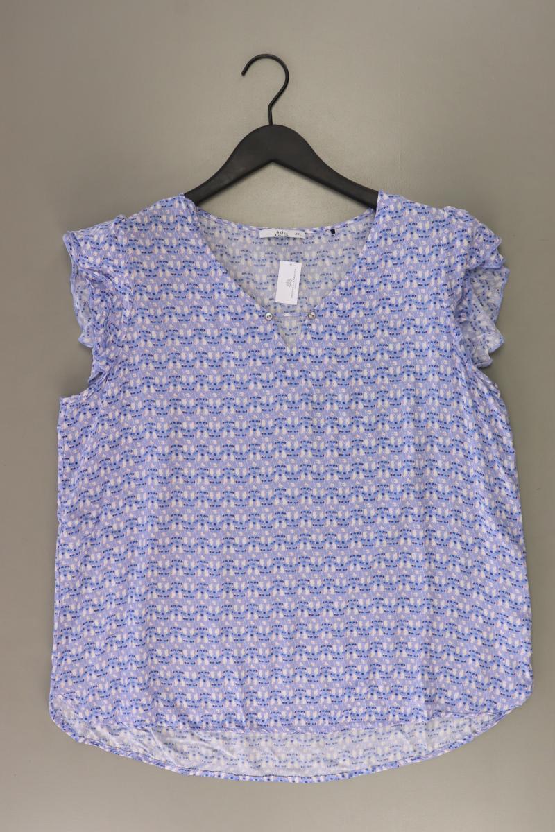 edc by Esprit Kurzarmbluse Gr. XXL blau aus Viskose