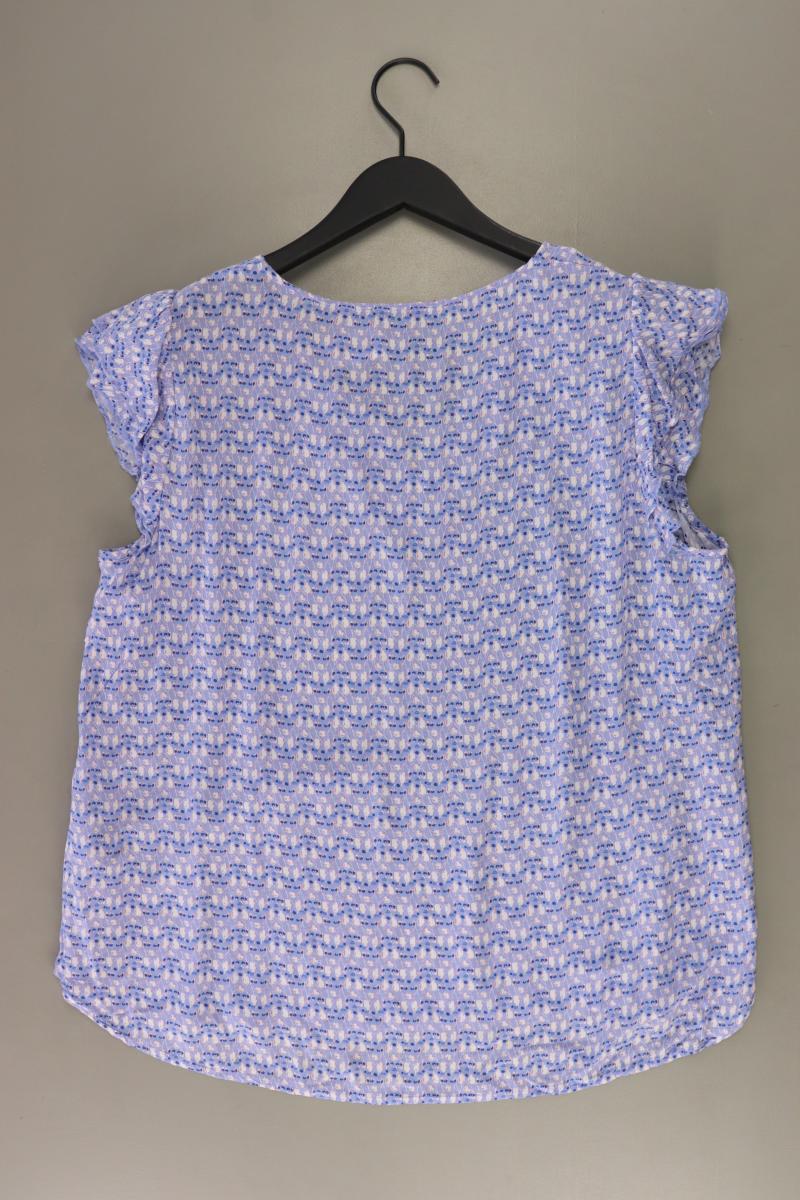 edc by Esprit Kurzarmbluse Gr. XXL blau aus Viskose