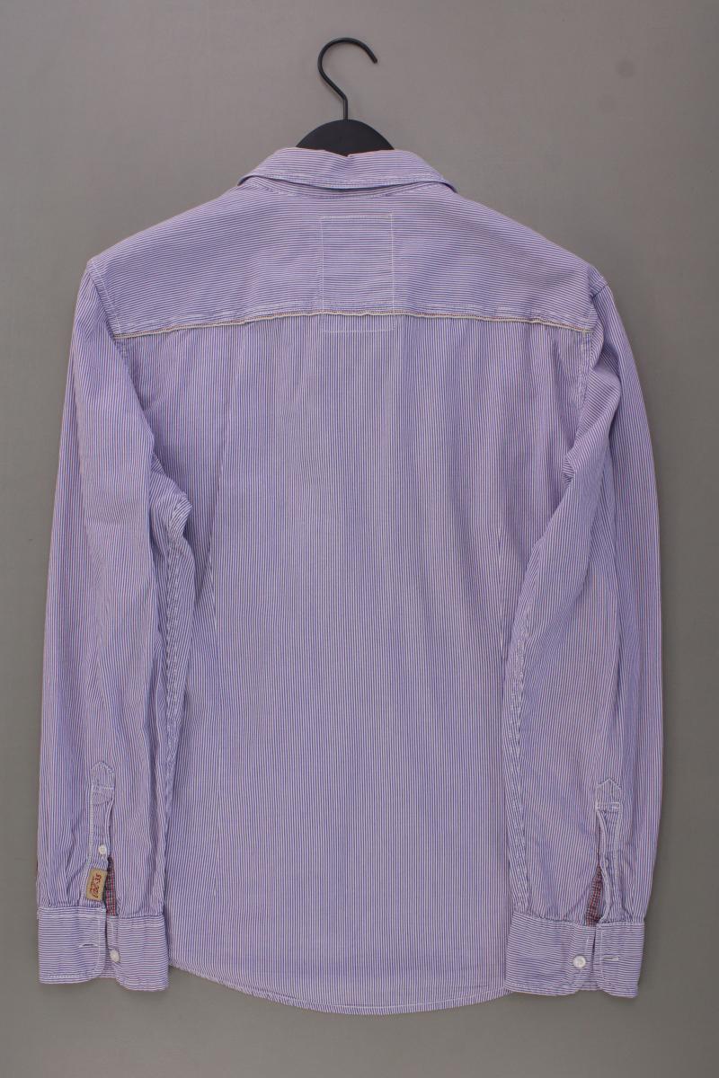 edc by Esprit Langarmbluse Gr. L gestreift lila aus Baumwolle