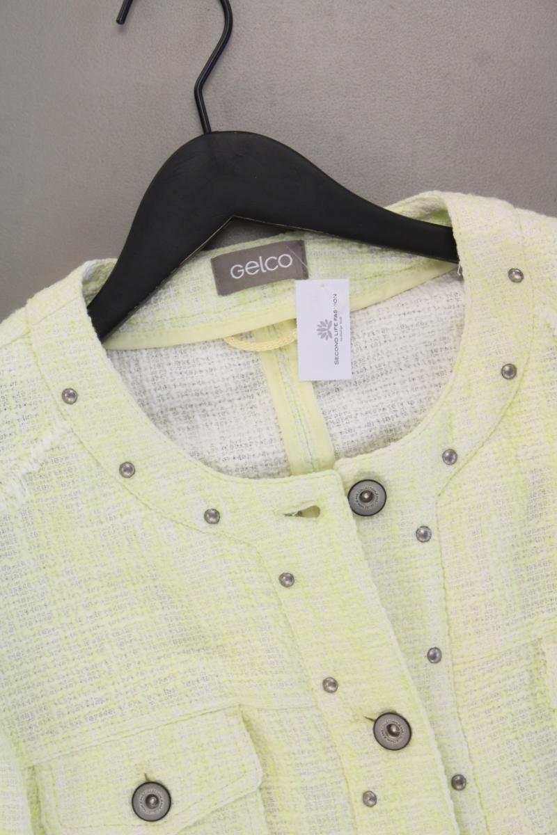 Gelco Regular Jacke Gr. 46 neuwertig grün aus Polyester