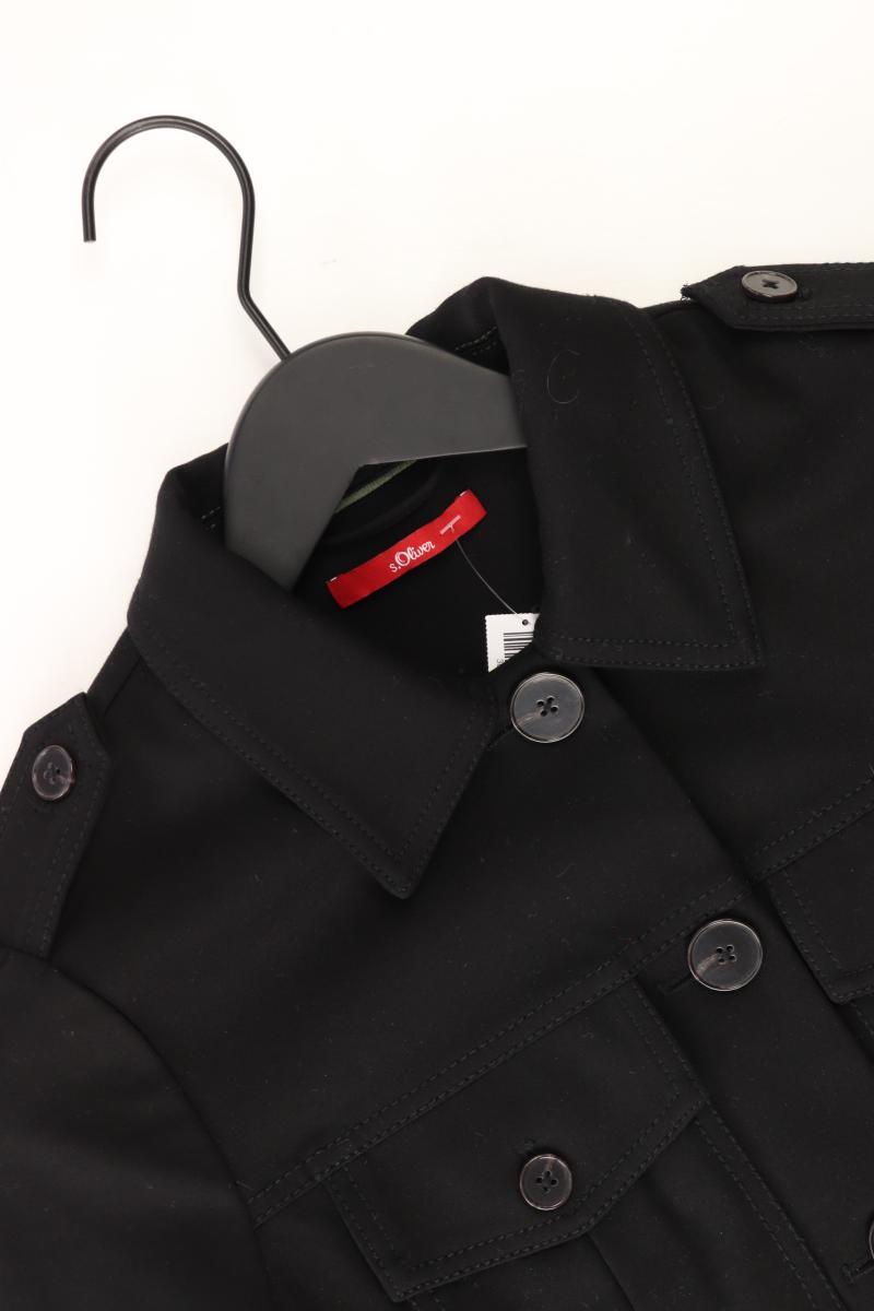 s.Oliver Übergangsjacke Gr. 36 neuwertig schwarz aus Viskose