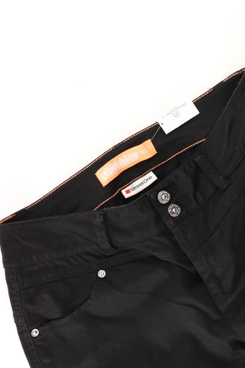 Street One Hose Gr. 36/L26 schwarz aus Baumwolle