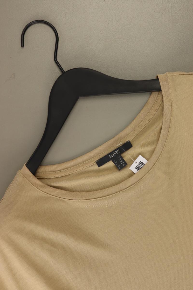 Esprit T-Shirt Gr. XXL Kurzarm creme aus Viskose