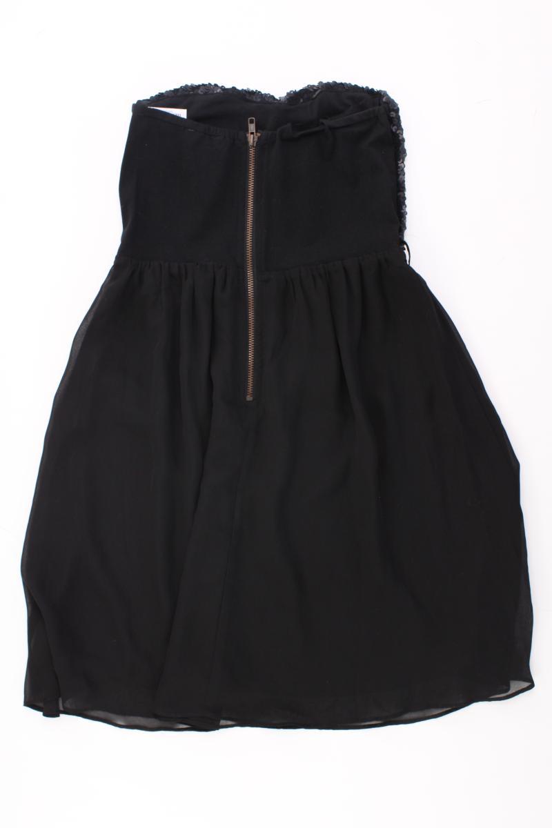 Review Bandeaukleid Gr. XS Ärmellos mit Pailletten schwarz aus Polyester