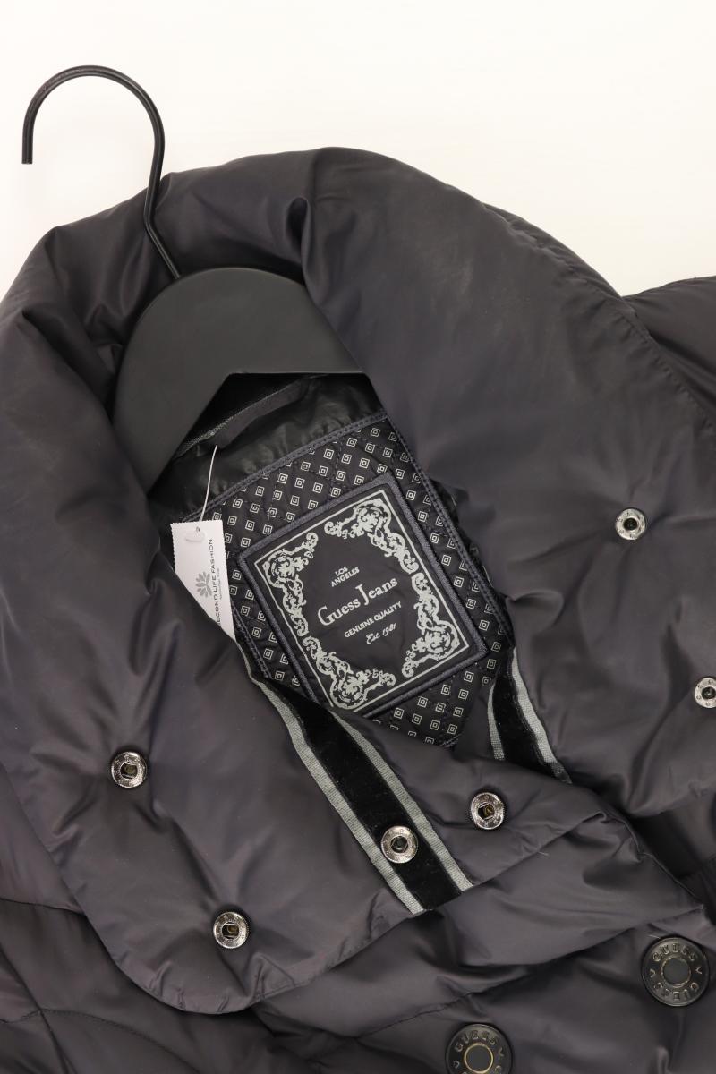 Guess Winterjacke Gr. XS mit Gürtel grau aus Nylon