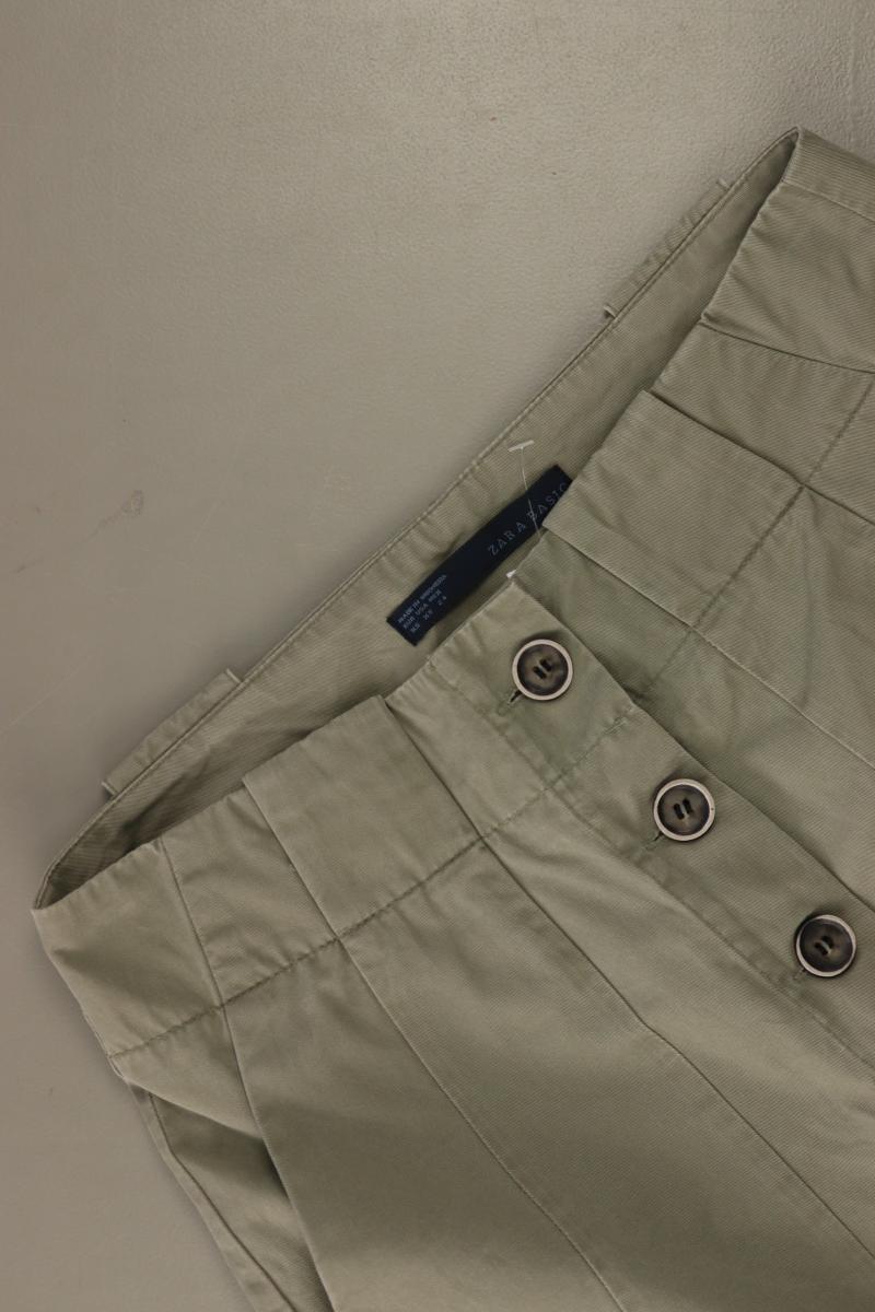 Zara Rock Gr. XS olivgrün aus Baumwolle