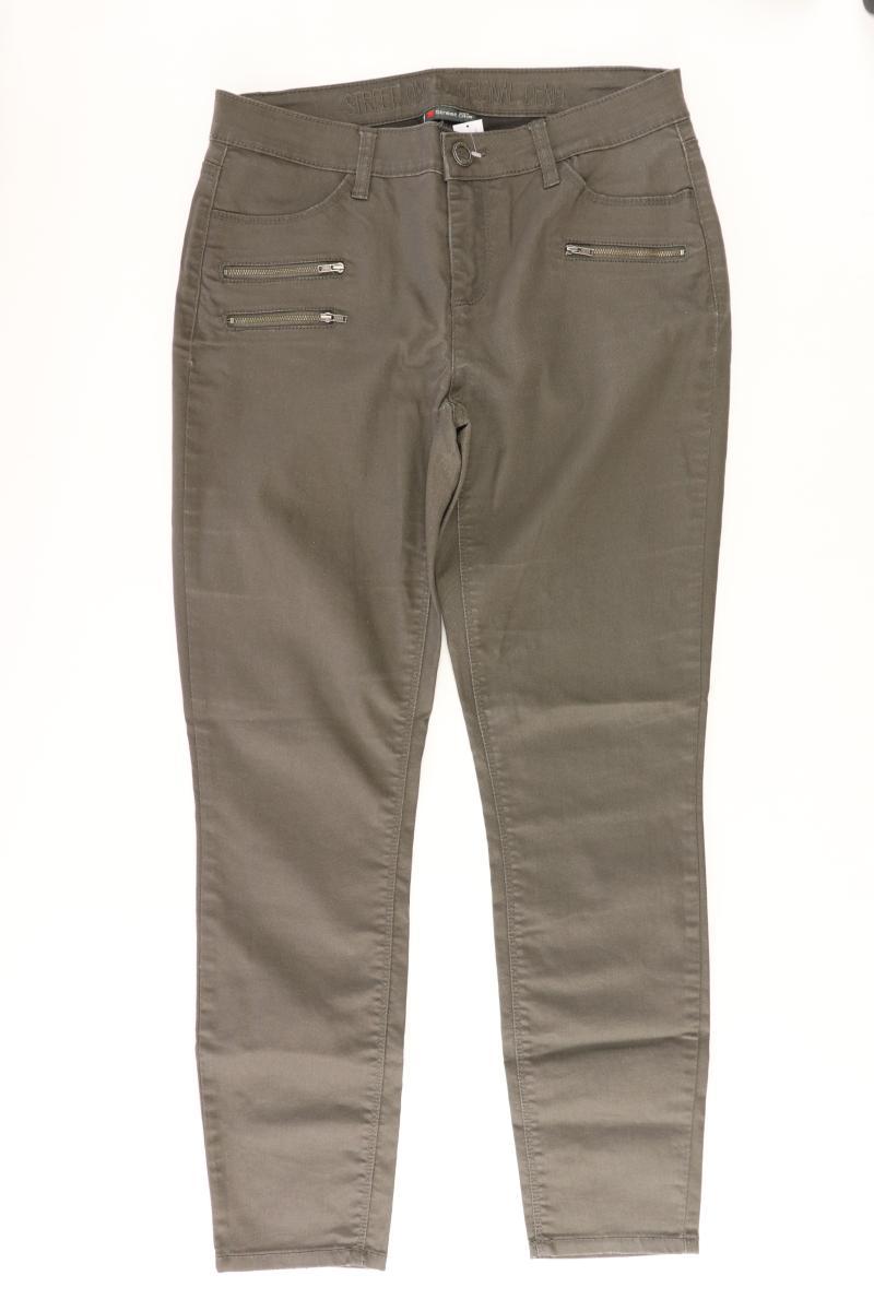 Street One Straight Jeans Gr. W29 olivgrün aus Baumwolle