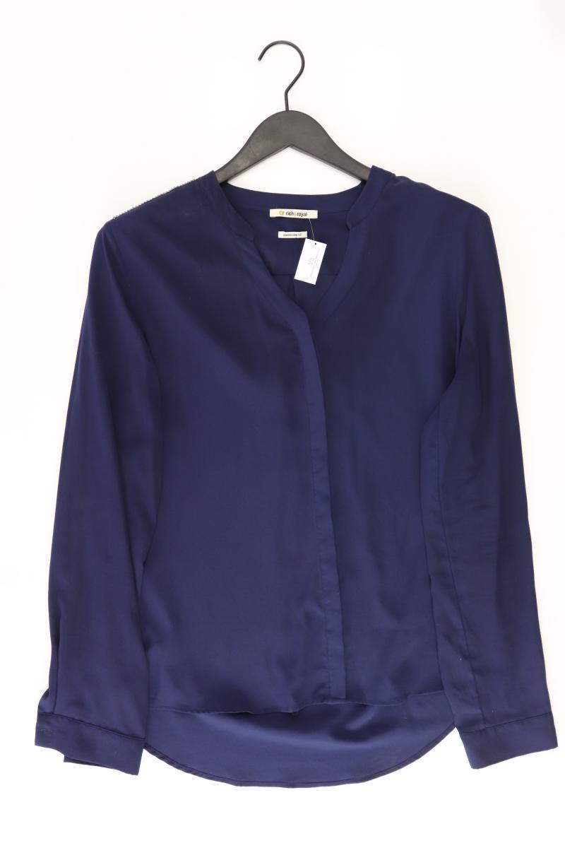 Rich&Royal Langarmbluse Gr. 42 blau aus Polyester