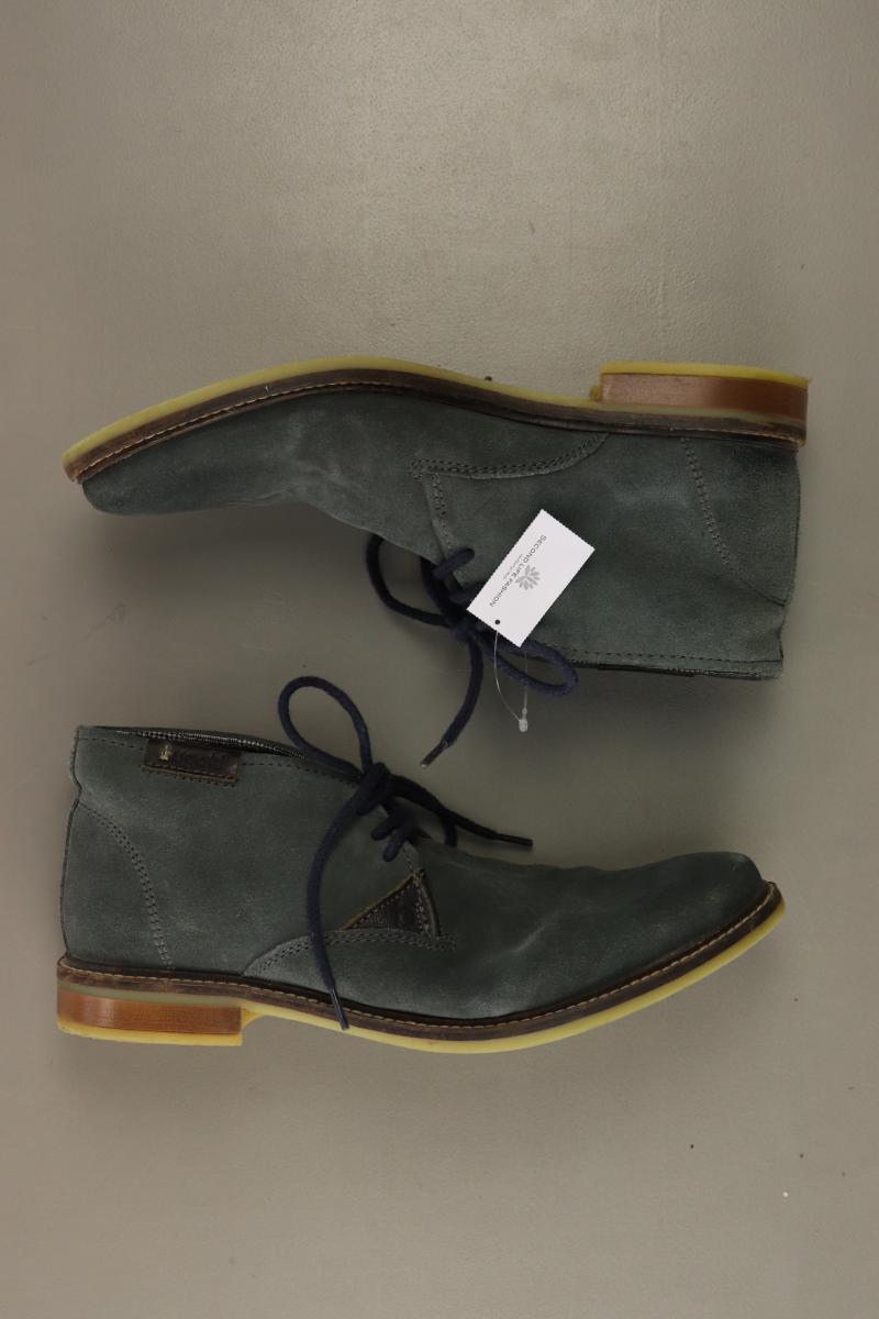 Bugatti Schuhe für Herren Gr. 42 blau aus Leder