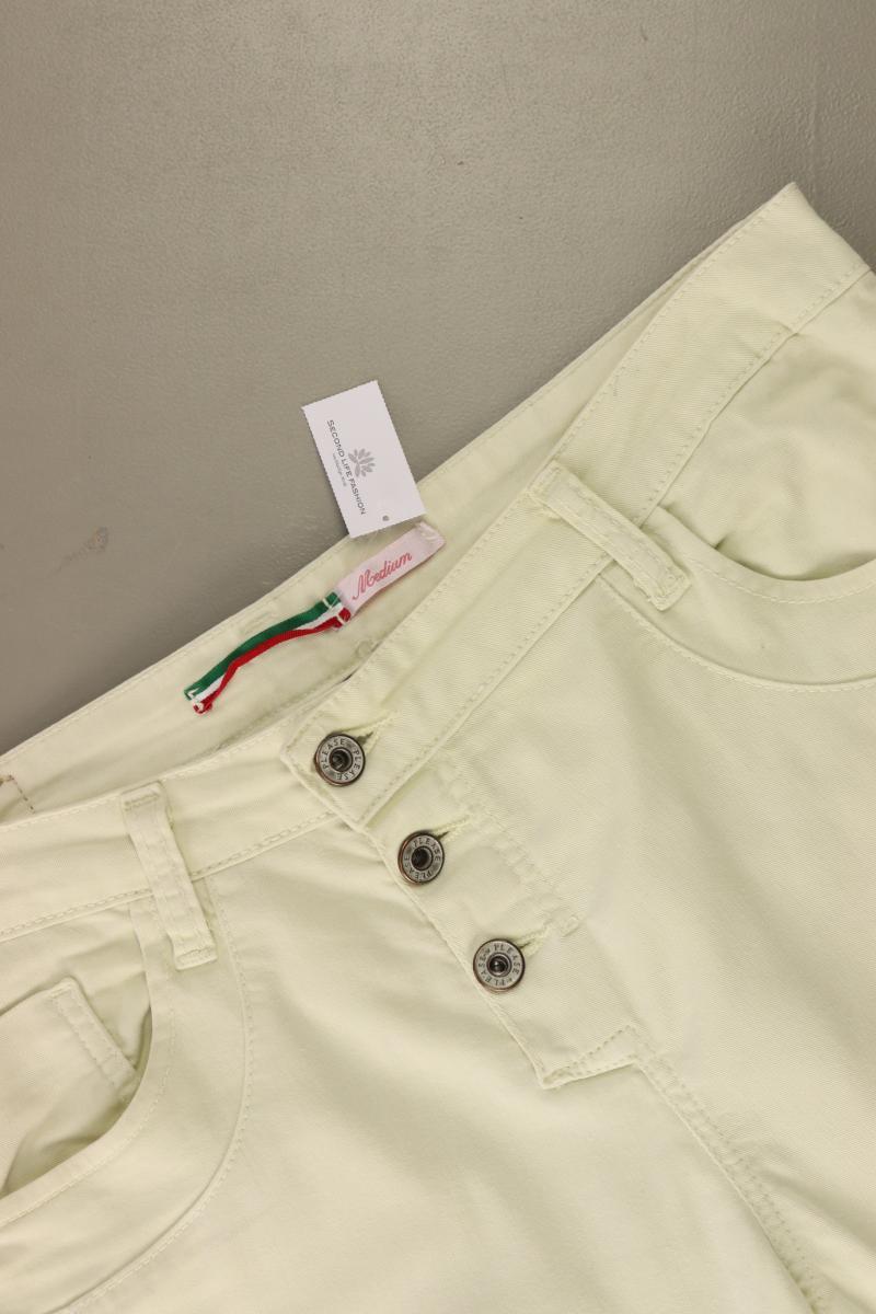Please Straight Jeans Gr. M gelb aus Baumwolle