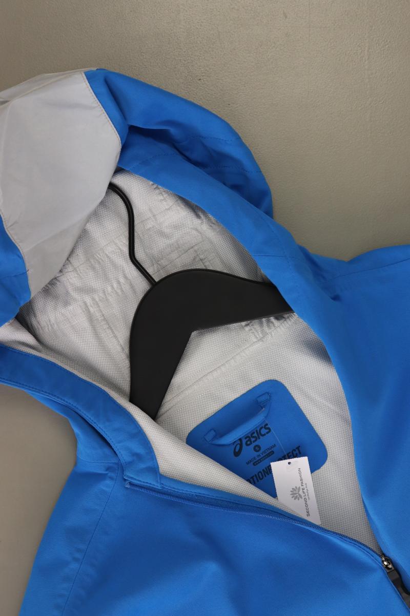 Asics Sportjacke für Herren Gr. S blau aus Polyester