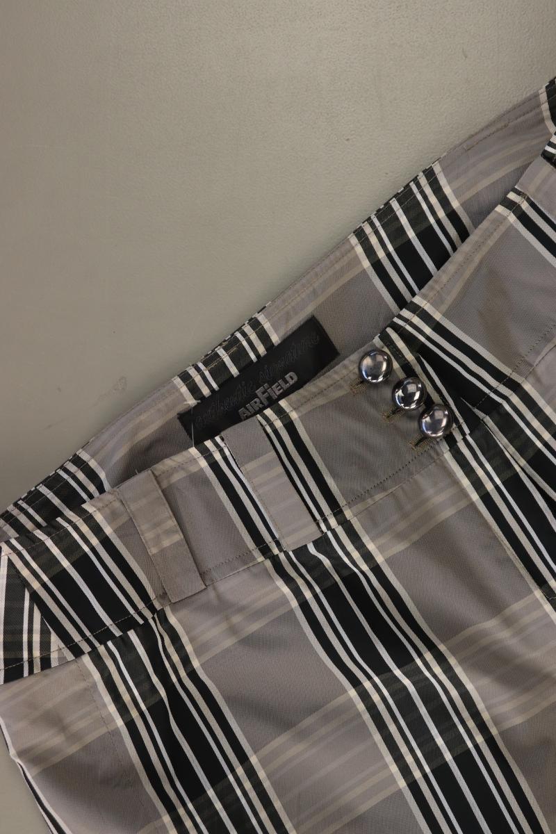 Airfield 3/4 Hose Gr. 44 kariert grau aus Polyester