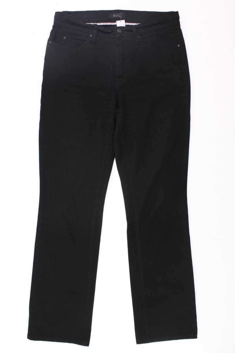 MAC Straight Jeans Gr. 38/L30 schwarz aus Baumwolle