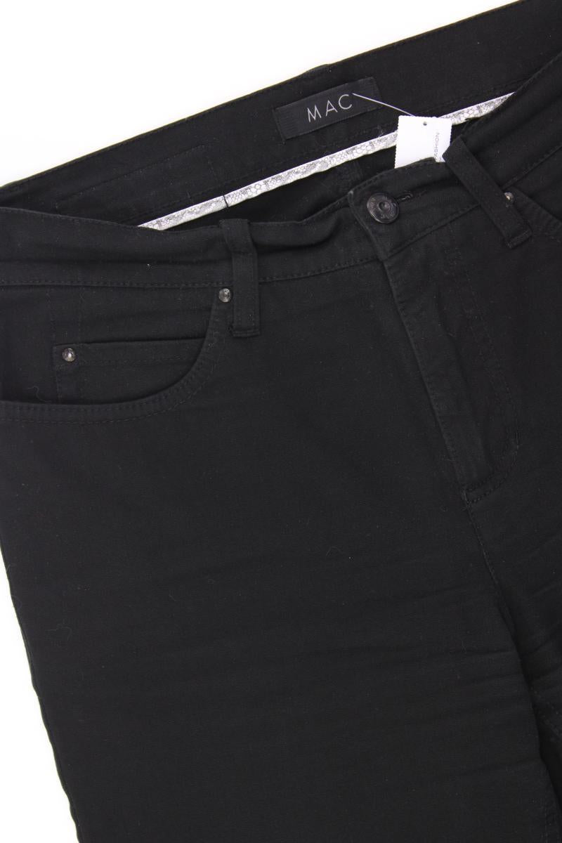 MAC Straight Jeans Gr. 38/L30 schwarz aus Baumwolle