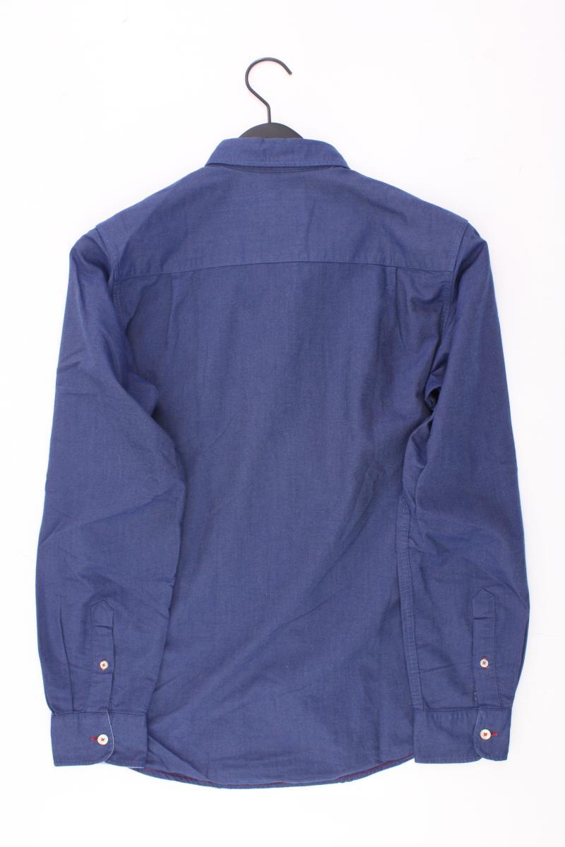 Springfield Langarmhemd für Herren Gr. S blau