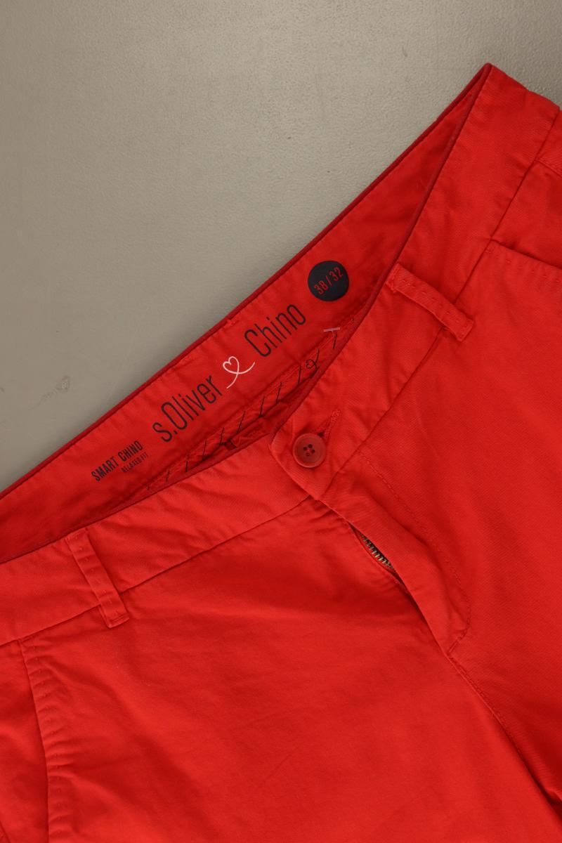 s.Oliver Chinohose Gr. 38/L32 rot aus Baumwolle
