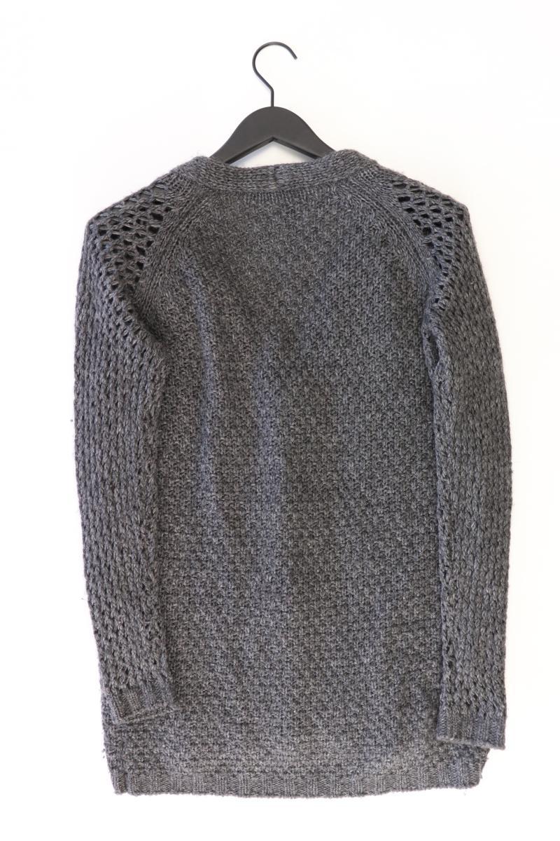 Twin Set Strickjacke Gr. M Langarm grau aus Wolle