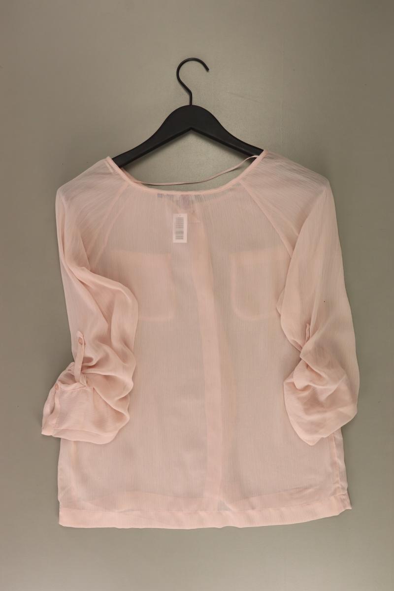 Tom Tailor Regular Bluse Gr. 38 3/4 Ärmel rosa aus Polyester