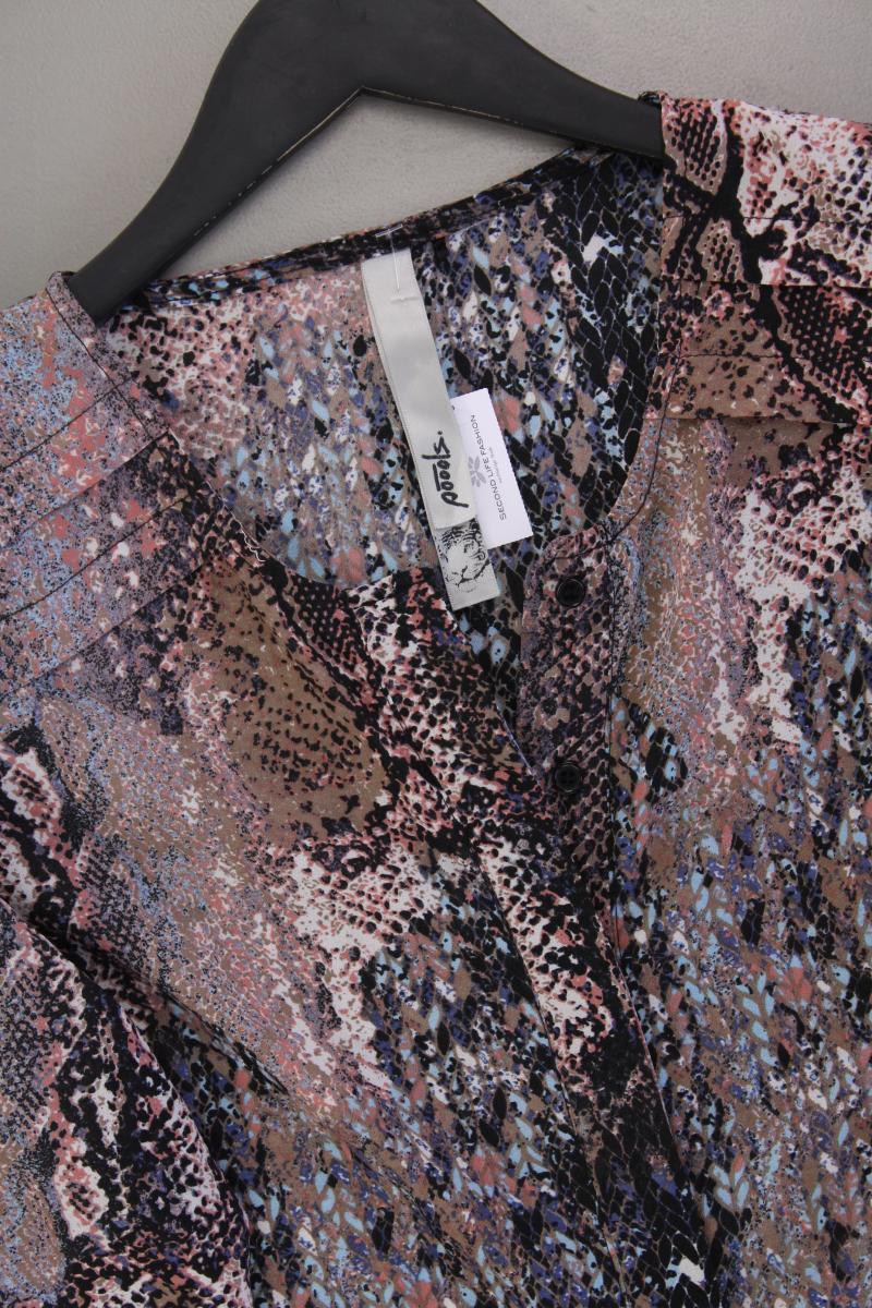 poools Chiffonbluse Gr. M mit Tierdruck neuwertig Langarm mehrfarbig