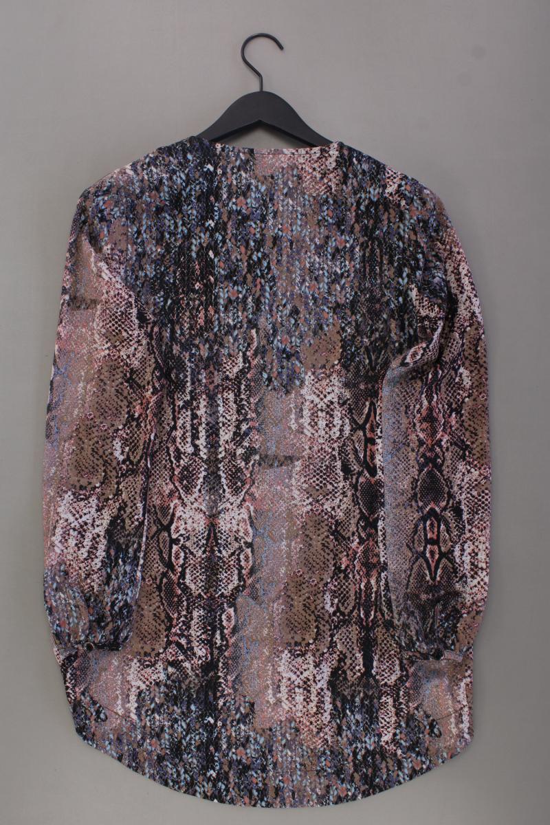 poools Chiffonbluse Gr. M mit Tierdruck neuwertig Langarm mehrfarbig