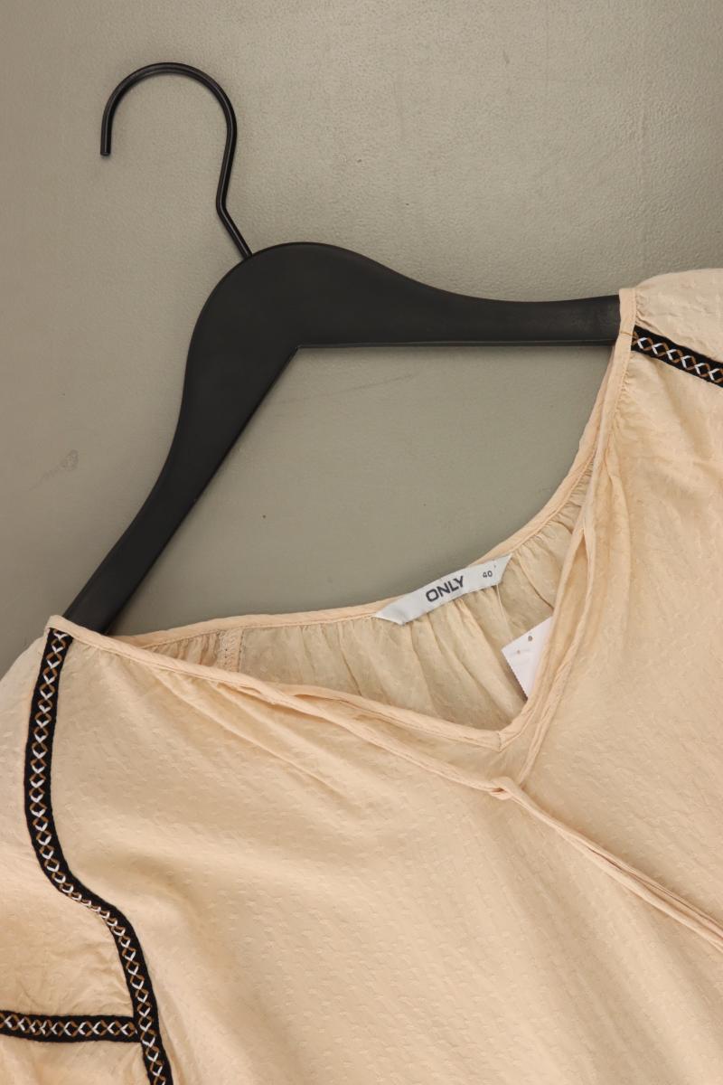 Only Langarmbluse Gr. 40 creme
