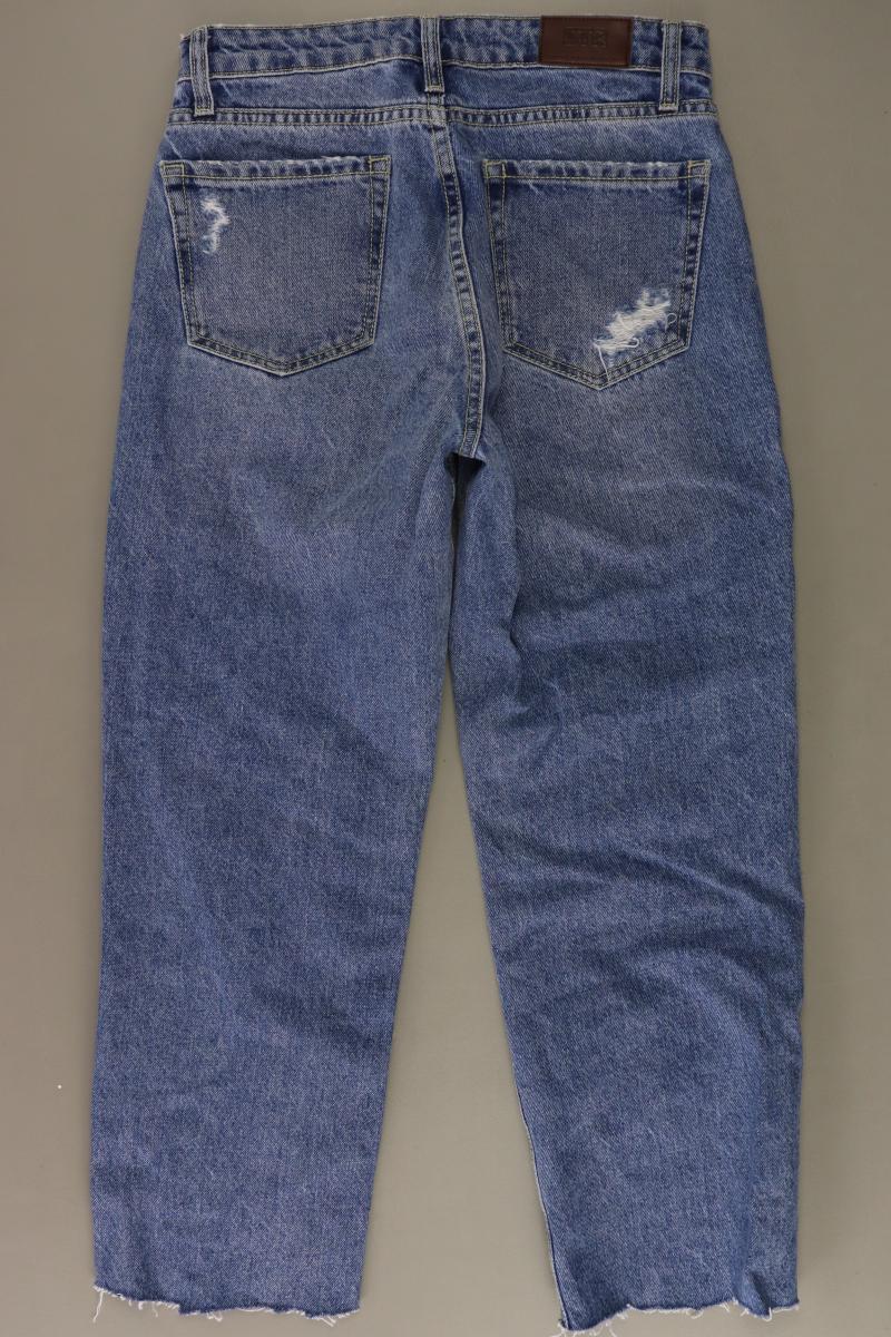 Stradivarius 7/8 Jeans Gr. 34 blau aus Baumwolle