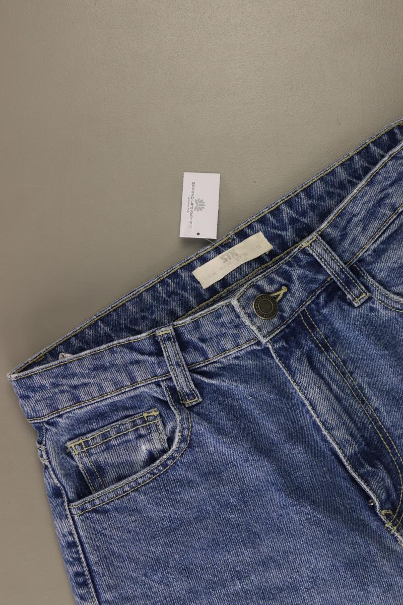 Stradivarius 7/8 Jeans Gr. 34 blau aus Baumwolle