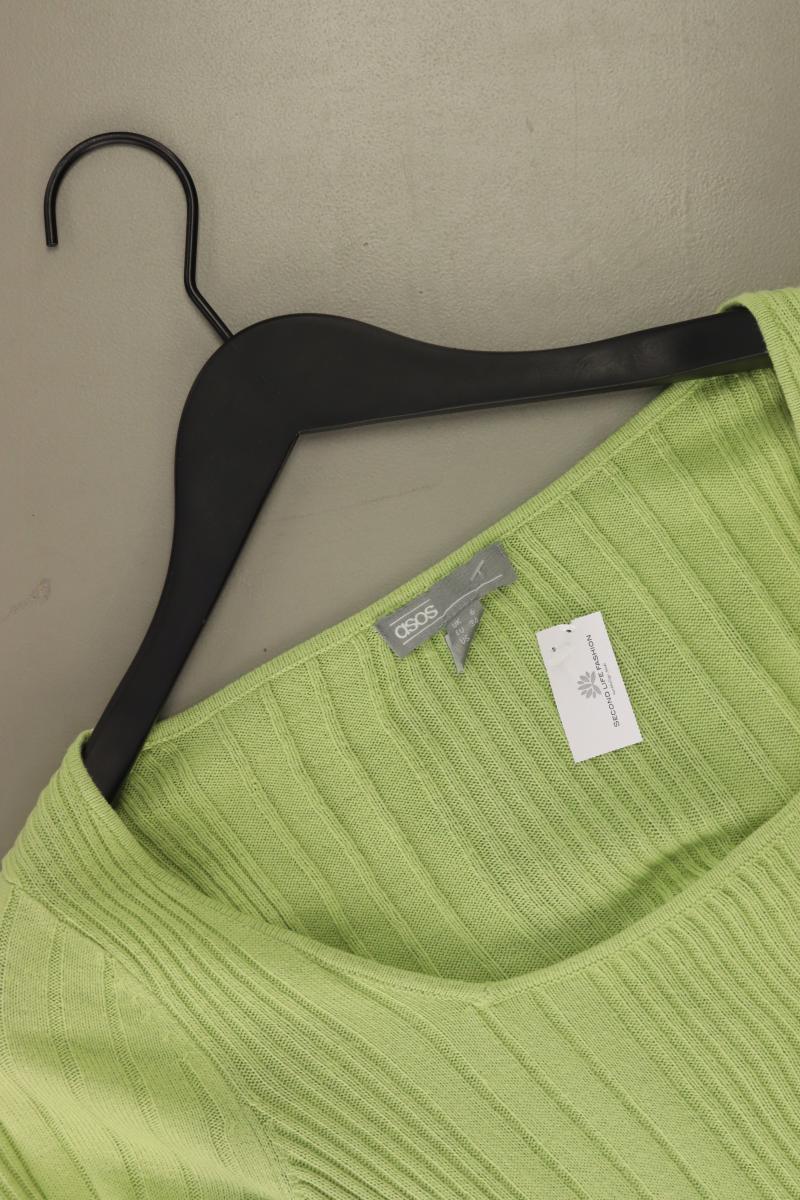 Asos Cropped Shirt Gr. 34 Langarm grün aus Polyacryl